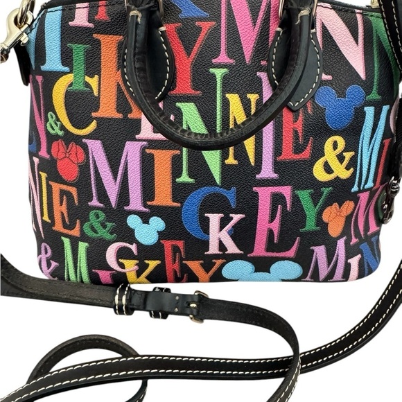 Dooney & Bourke Disney Parks Mickey Mouse Rainbow small  crossbody handbag - Picture 2 of 11